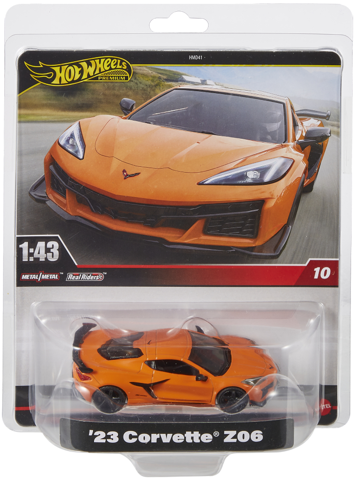 Hot Wheels Premium Real Riders - 23 Corvette Z06 (1:43rd) (HWT05)