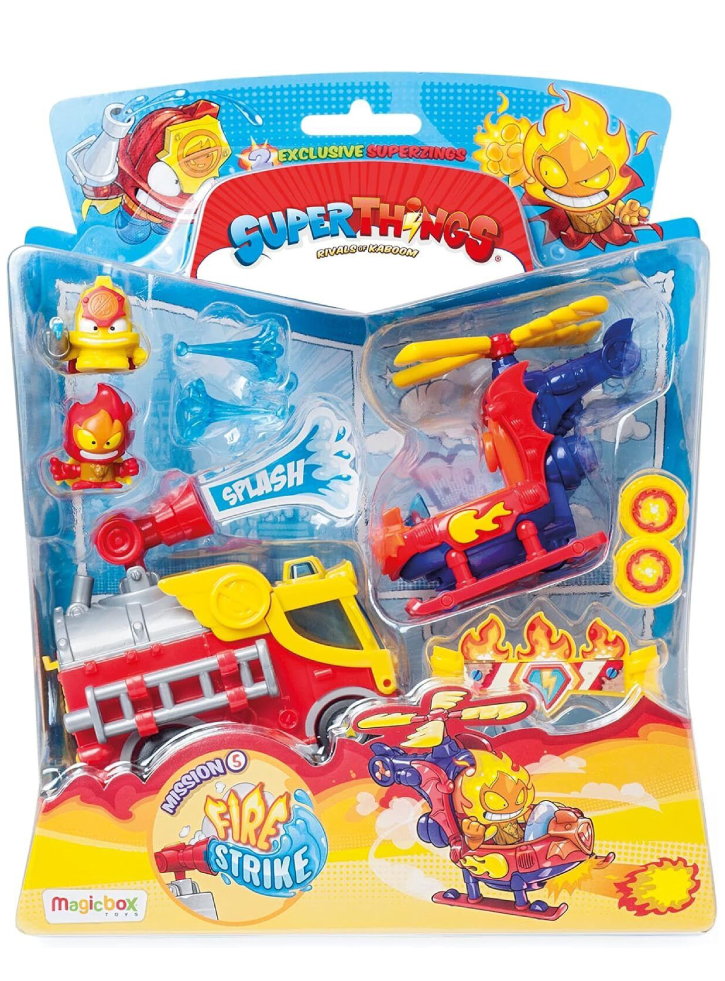 AS Superzings Rivals of Kaboom Mission 5 Fire Strike Playset (Random) (1013-61220)