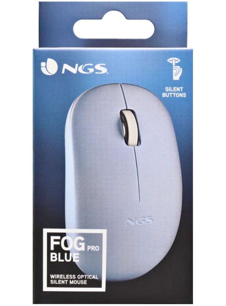 Mouse NGS Wireless Fog Pro 1000dpi Blue