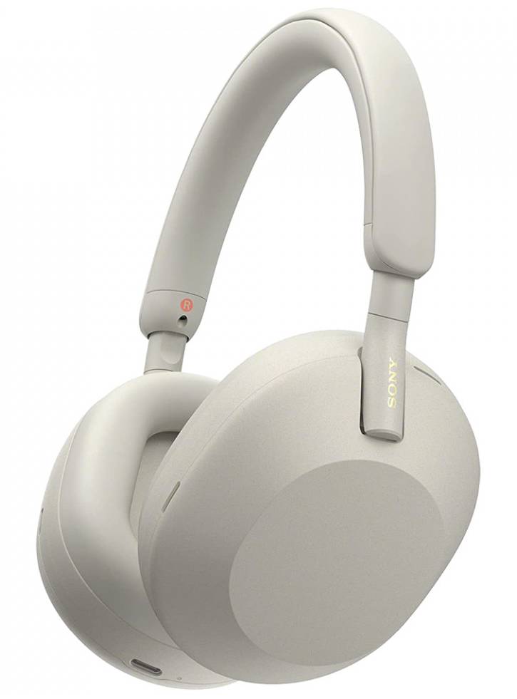 Sony Earphones Wir/BT NoiseC WH-1000XM5S Alexa Google Siri White