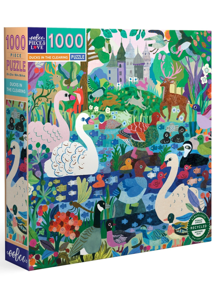 eeBoo Puzzle 1000 pcs Ducks in the Clearing (EPZTDIC)