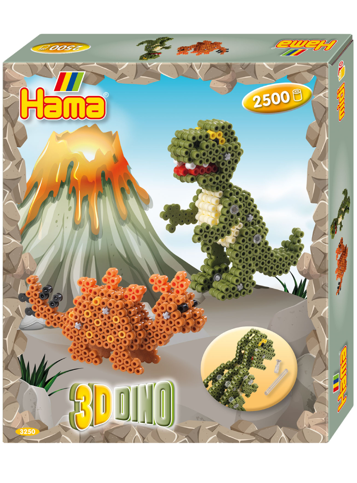 Hama Midi gift box 3D Dino (383250)