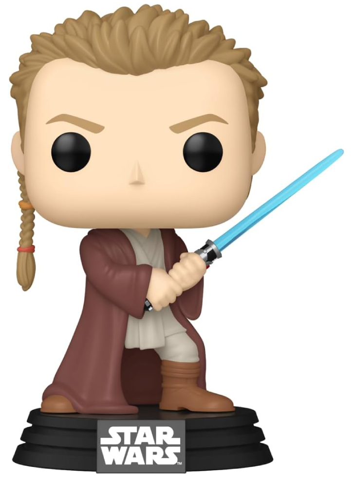 Funko Pop Disney Star Wars EP1 The Phantom Menace Anniversary Obi-Wan Kenobi (Young) #699 Bobble-Head 9cm