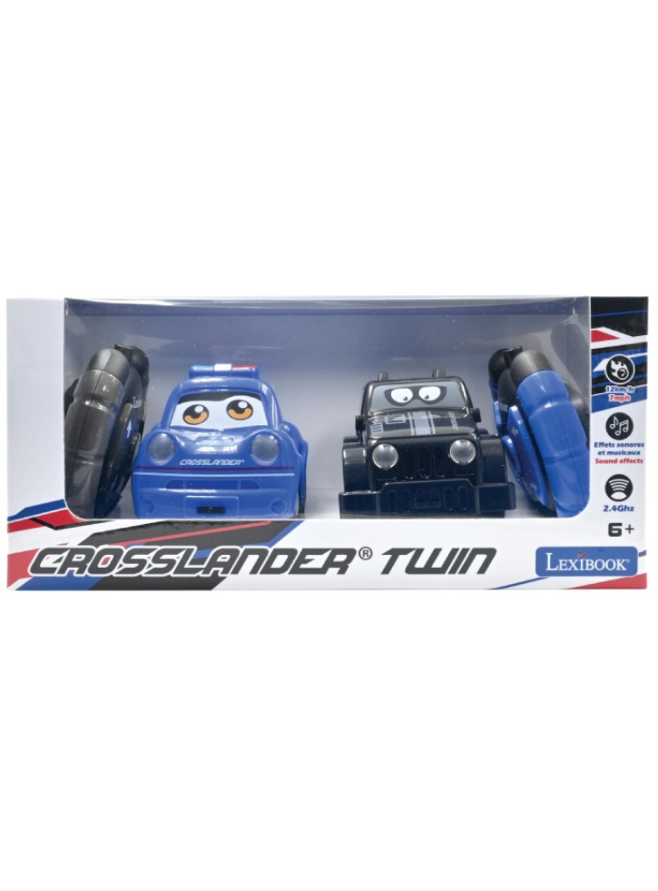 Lexibook Crosslander Twin Police Car and Thief Car set (RC12)