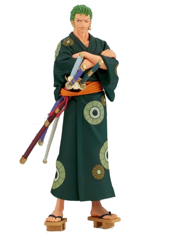 Banpresto DXF The Grandline Series Wanokuni One Piece Roronoa Zoro 17cm (88988)