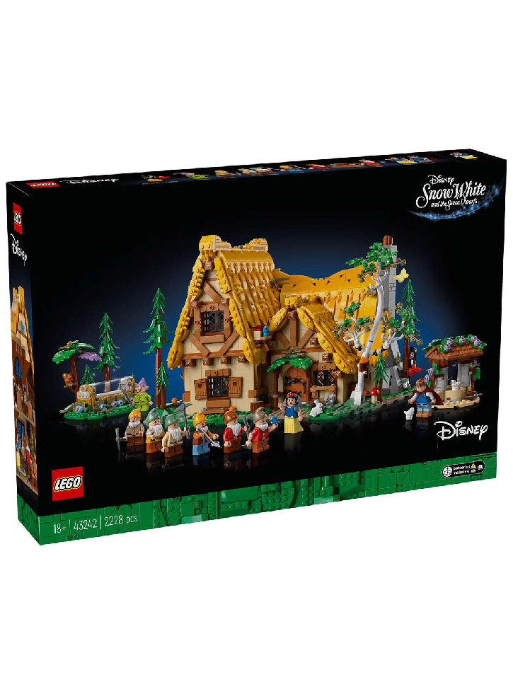 LEGO Disney Snow White and the Seven Dwarfs Cottage (43242)