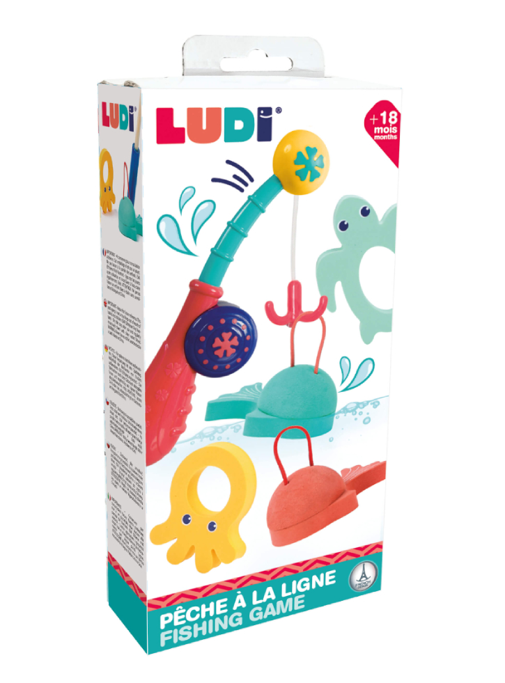Ludi Fishing rod with animals (LU40076)