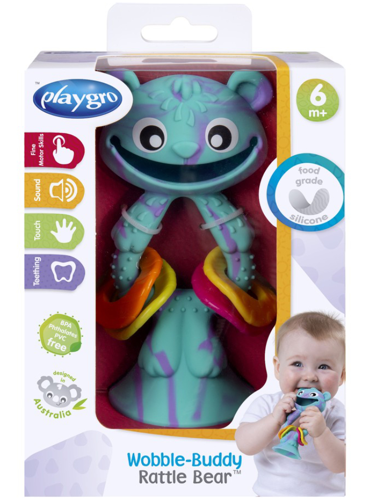 PLAYGRO Wobble-Buddy Rattle Bear (10188796)
