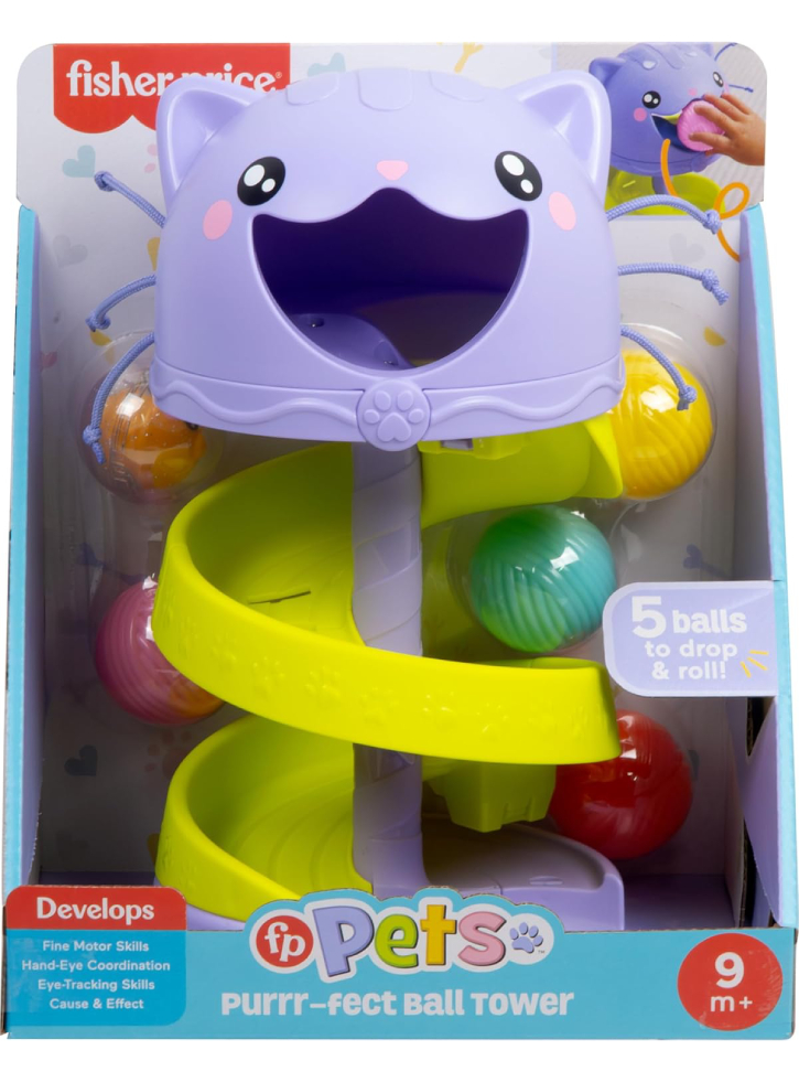 Fisher Price Infant Kitty Ball Tower (HTW92)