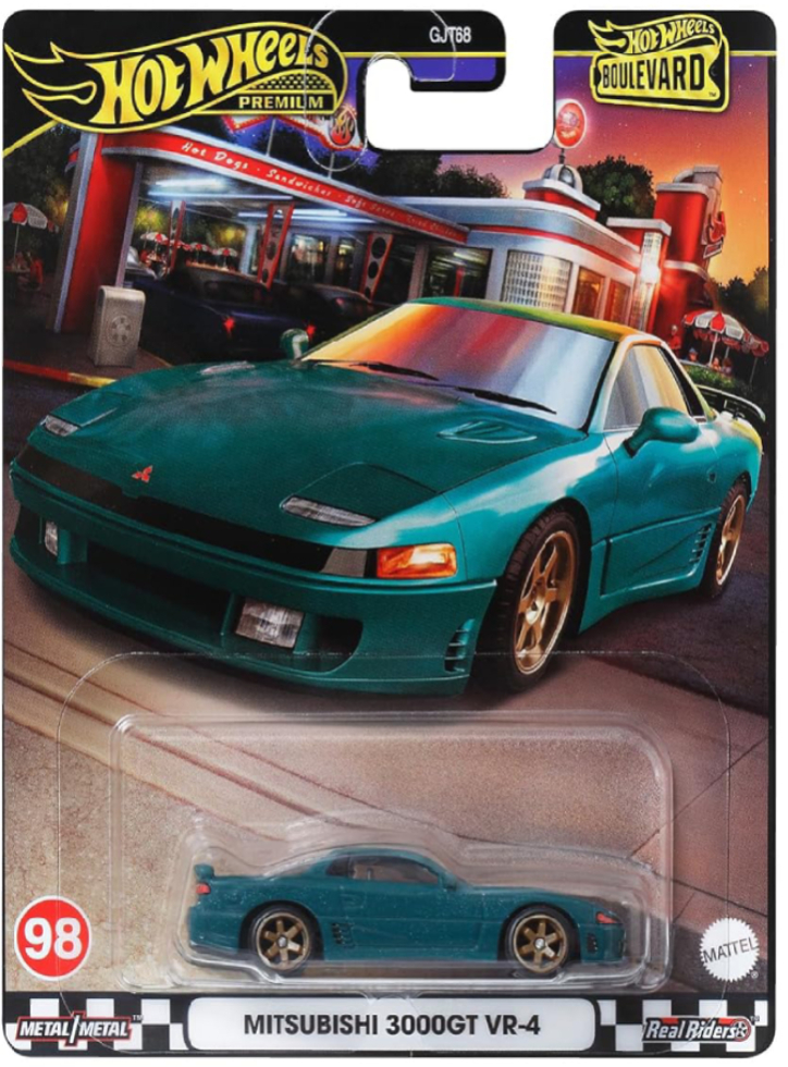 Hot Wheels Premium Boulevard Mitsubishi 3000GT VR-4 Vehicle (HRT68)