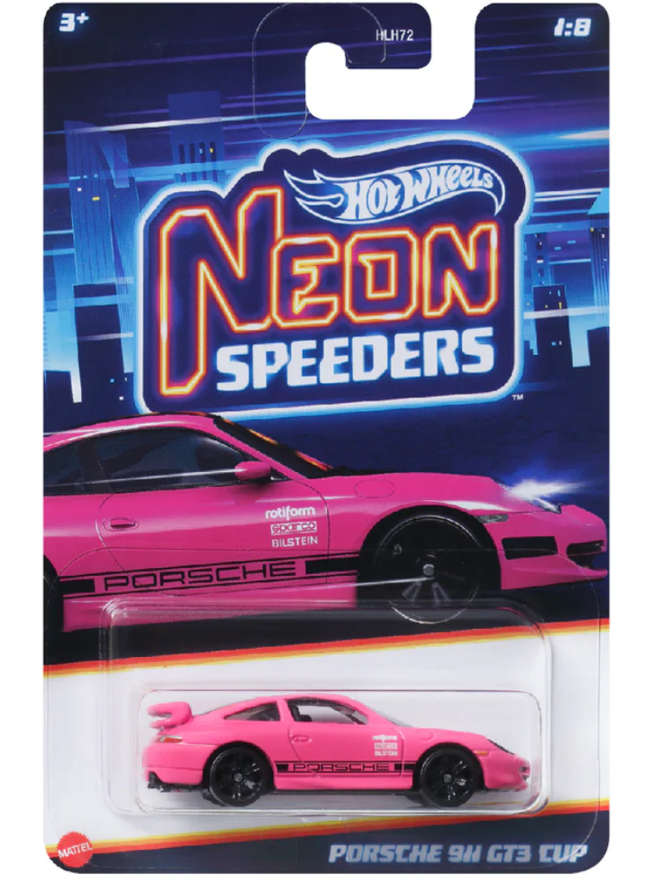 Hot Wheels Neon Speeders Porsche 911 GT3 Cup (HRW75)