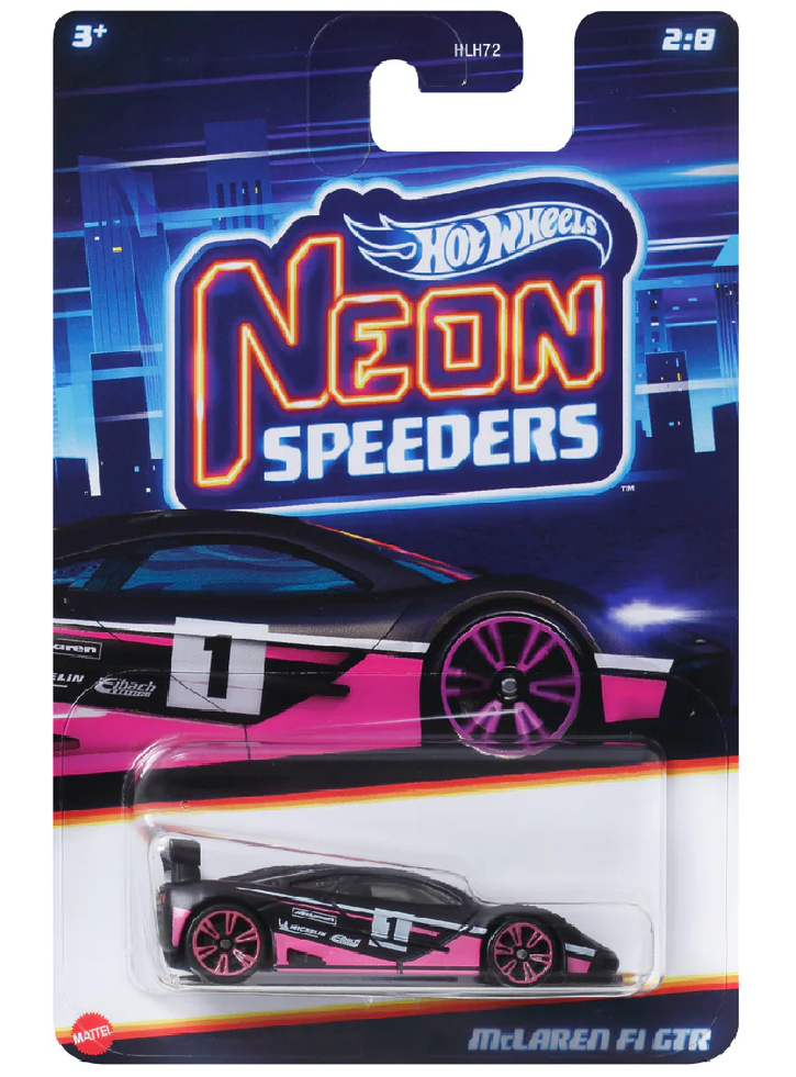 Hot Wheels Neon Speeders McLaren FI GTR (HRW76)