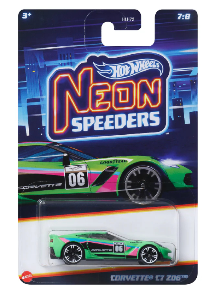 Hot Wheels Neon Speeders Corvette C7 Z06 (HRW81)