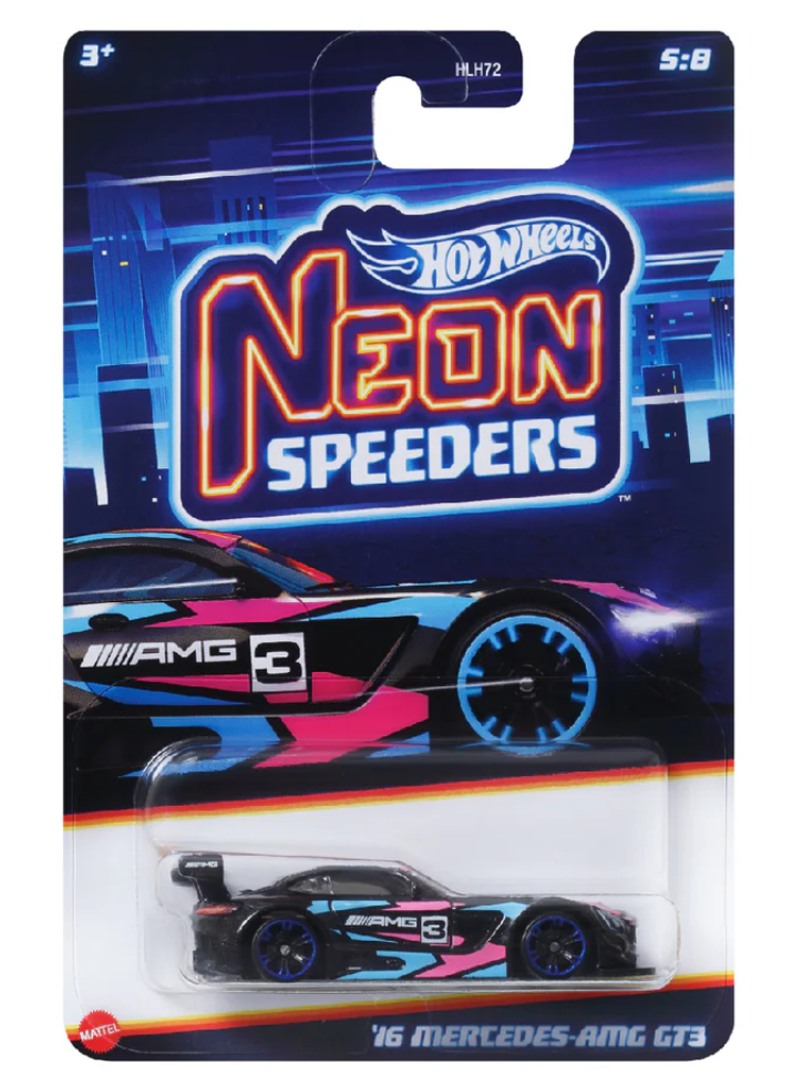 Hot Wheels Neon Speeders 16 Mercedes AMG GT3 (HRW79)