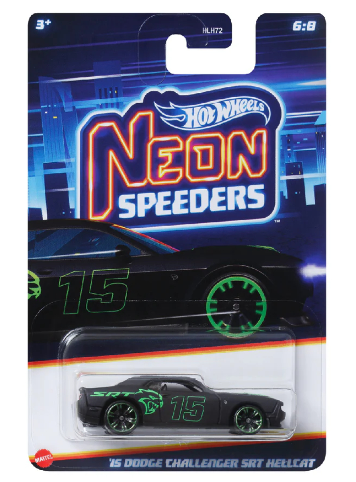 Hot Wheels Neon Speeders 15 Dodge Challenger SRT Hellcat (HRW80)