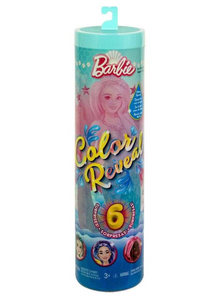 Barbie Dream Mermaids Color Reveal Doll (Random) (HRK12)