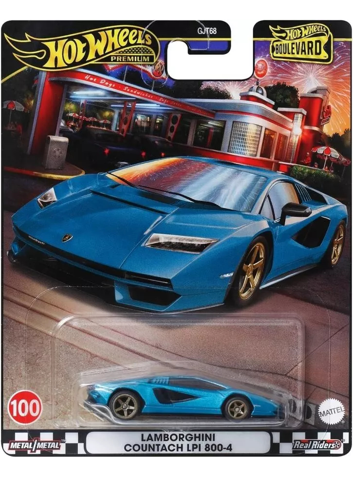 Hot Wheels Premium Boulevard Lamborghini Countach LPI 800-4 Vehicle (HRT70)