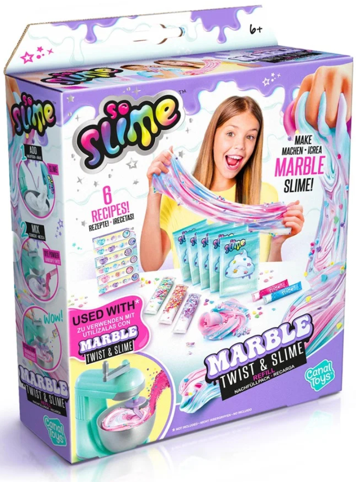 So Slime Marble Twist and Slime refill (2390)