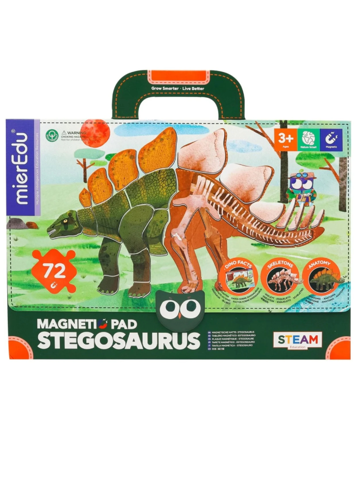 mierEdu Magnetic Pad Stegosaurus - (ME0542)