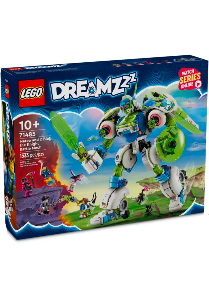 LEGO DREAMZzztm Mateo and Z-Blob the Knight Battle Mech (71485)