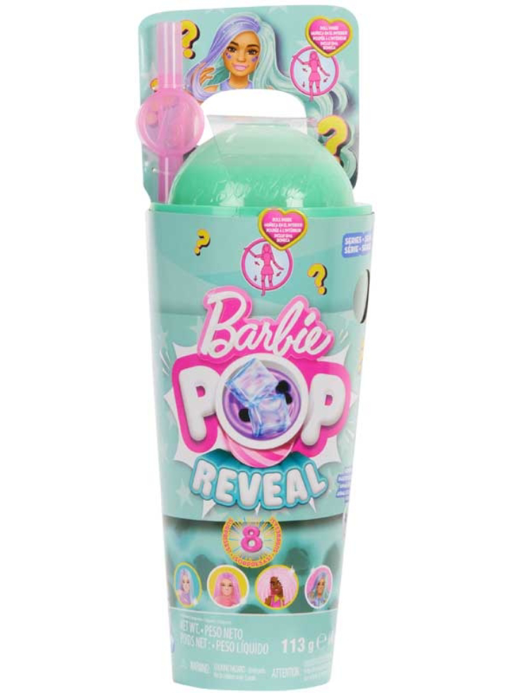 Barbie Pop Reveal Doll Bubble Tea Series Green Tea (HTJ21)