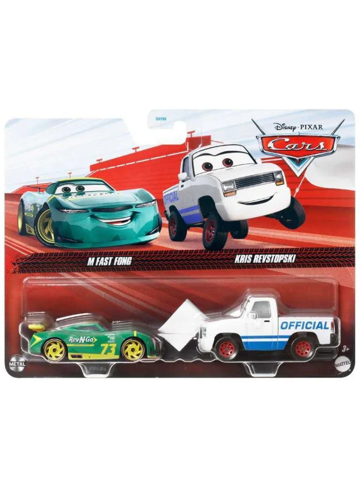 Disney Pixar Cars On the Road M Fast Fong Kris Revstopski (Set of 2) (HTX14)