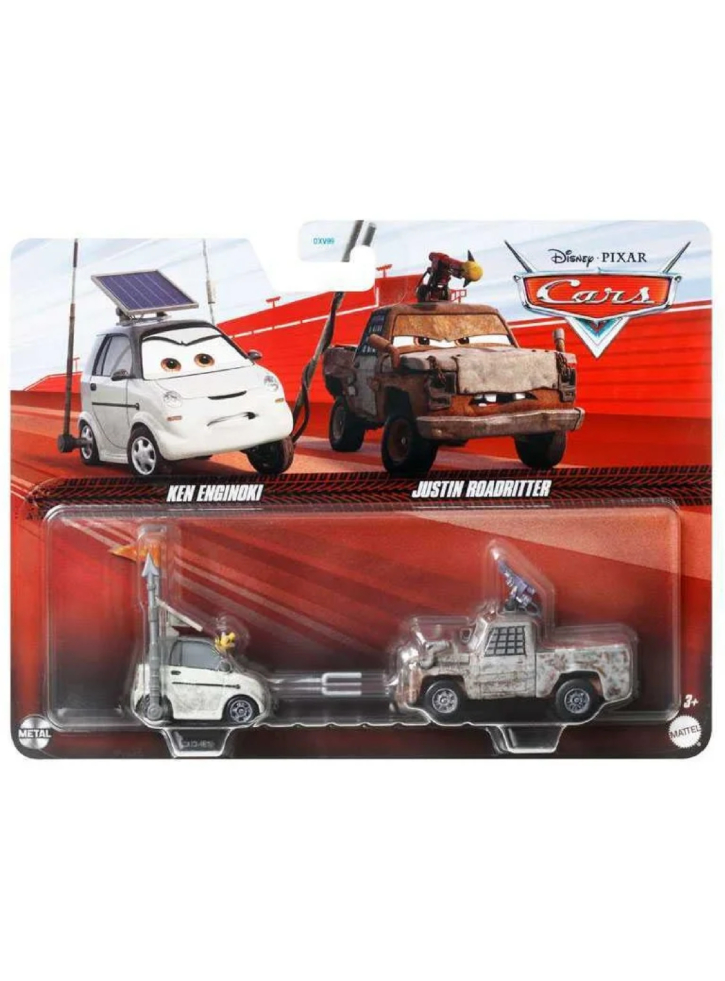 Disney Pixar Cars On the Road Ken Enginoki Justin Roaddritter (Set of 2) (HTX13)
