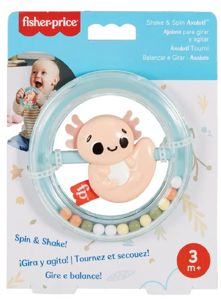 Fisher-Price Sensimals Shake and Spin Axolotl (HRB21)