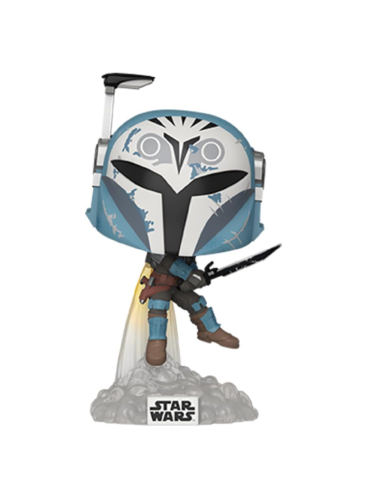 Funko Pop tar Wars Mandalorian Bo-Katan with Darksaber and Jet Pack #714 9cm