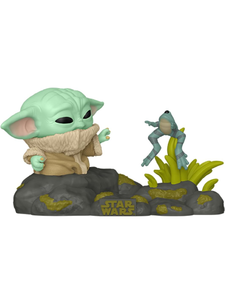 Funko Pop Deluxe Mandalorian Din Grogu with Frog #721 9cm