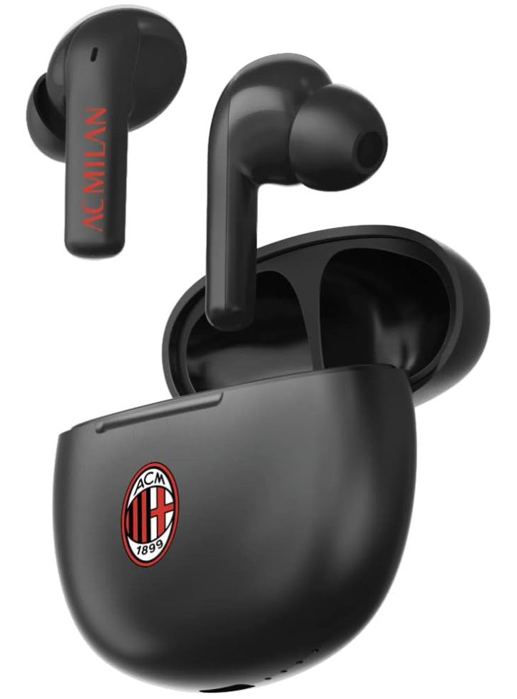 Techmade Earbuds Doppio MicOfficial AC Milan