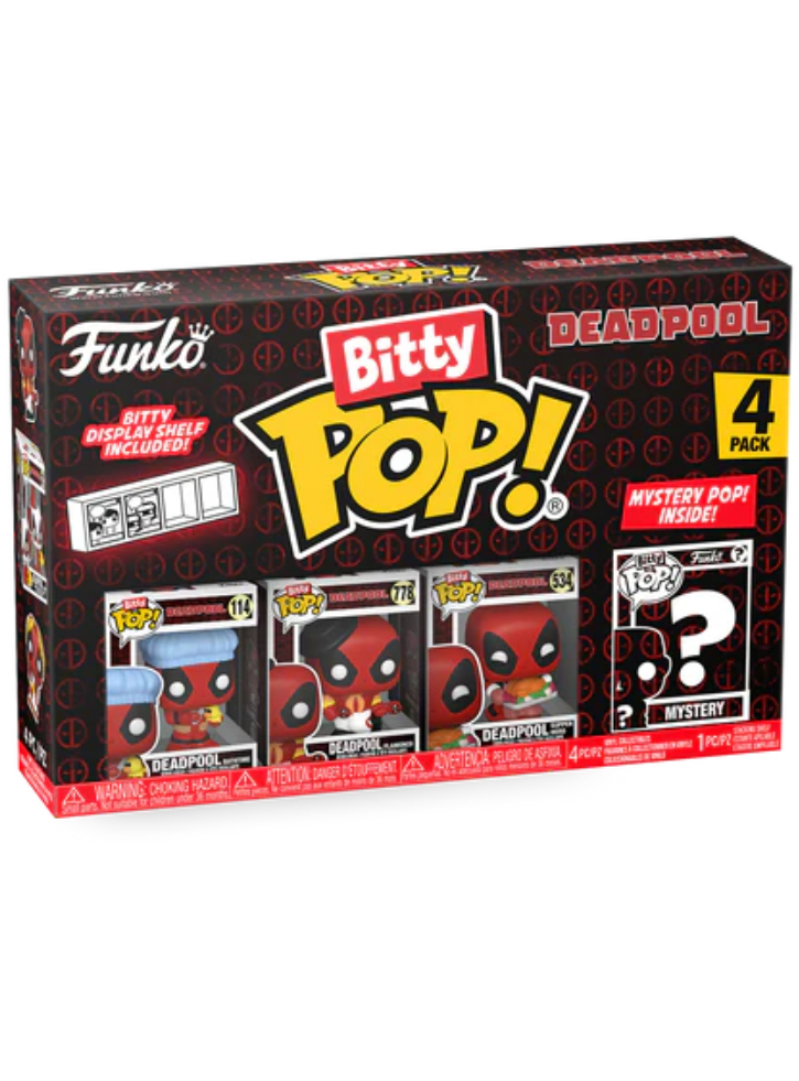Funko Bitty Pop 4-Pack Deadpool Bathtime
