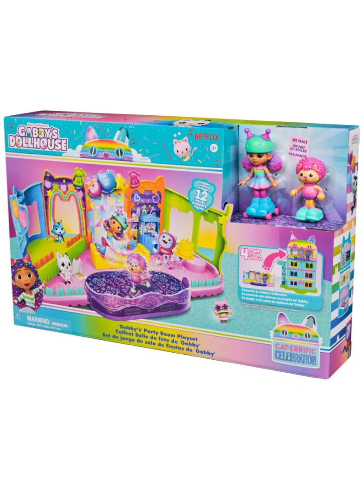 Gabby's Dollhouse Rooftop Roller Party Playset (6069755)