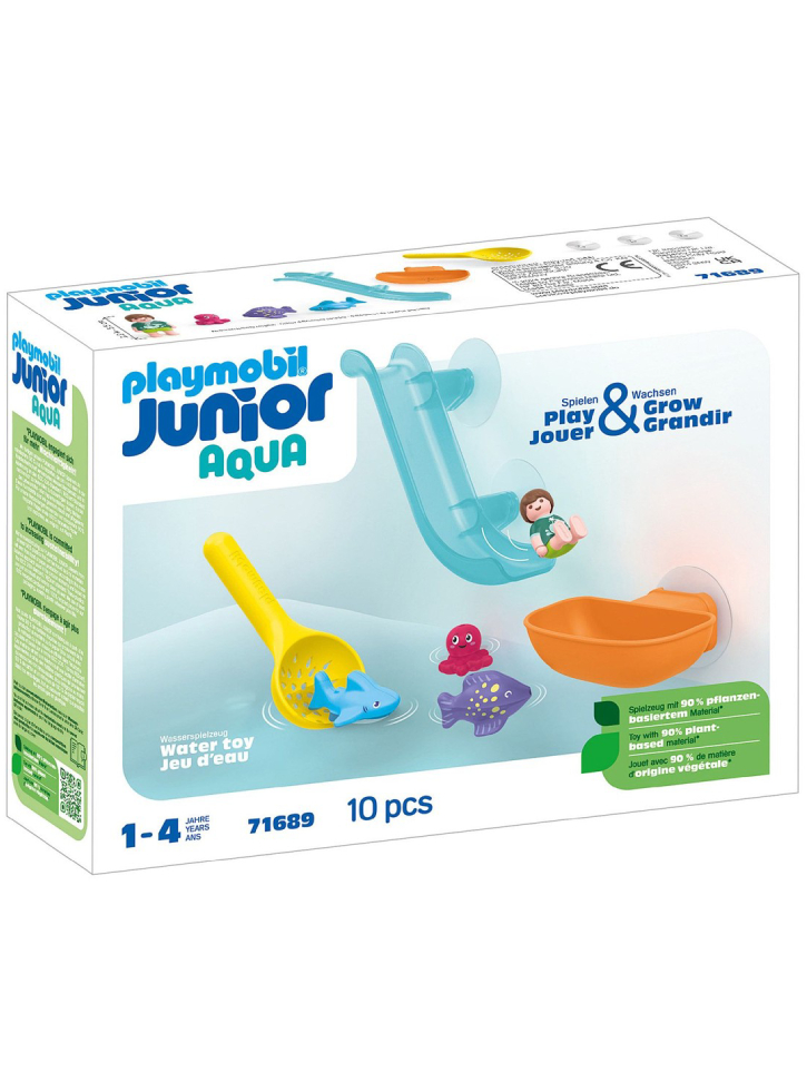 Playmobil JUNIOR AQUA Water Slide with Sea Animals (71689)