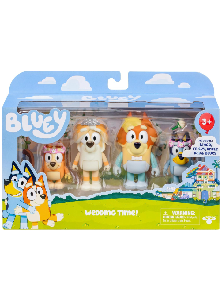 Bluey 4pk Special Set-Wedding (90268)