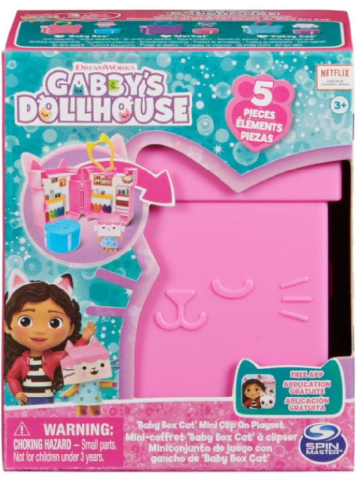 Gabbys Dollhouse Mini Clip On Playset (Random) (6065945)