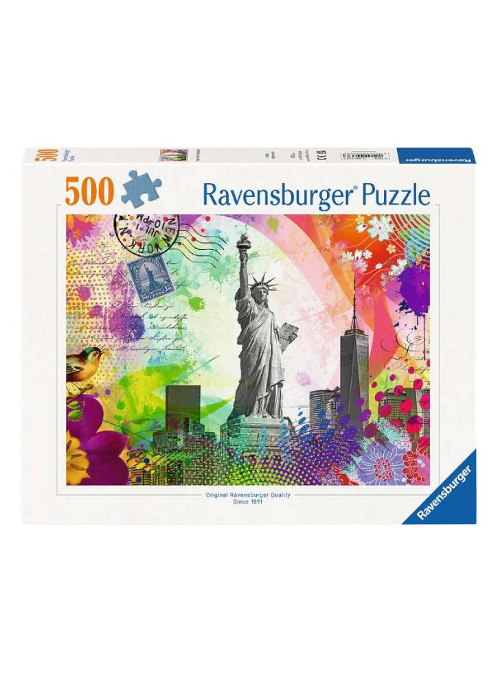 Ravensburger Puzzle New York Postcard 500p (12000368)