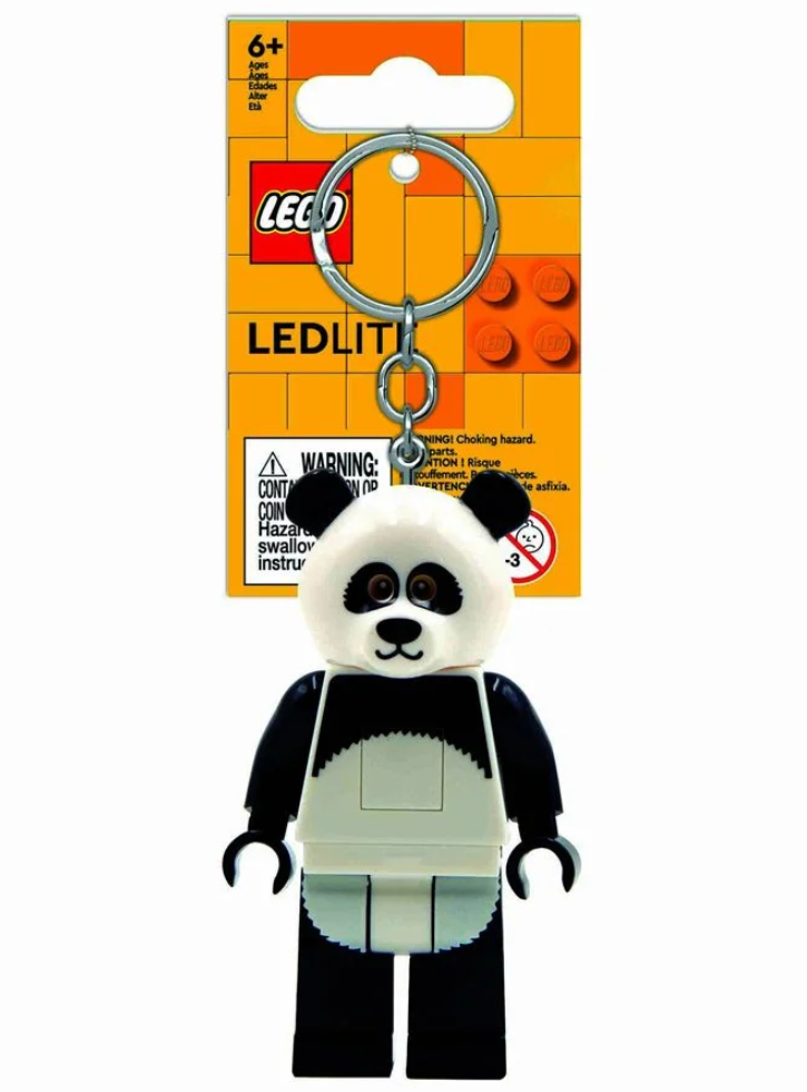 LEGO Keychain w/LED Panda Guy
