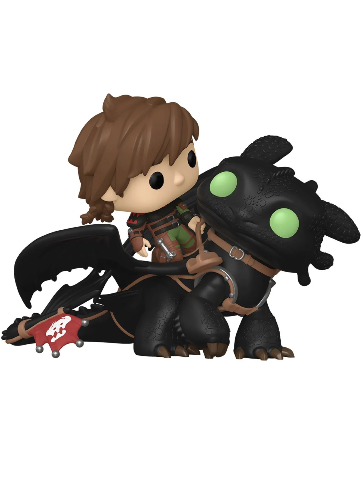 Funko Pop Rides Deluxe How to Train Your Dragon Hiccup with Toothless #123 12cm