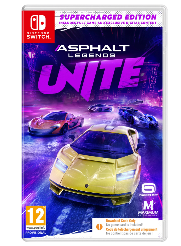 Asphalt Legends Unite Supercharged Edition (Code in a Box) - Nintendo Switch