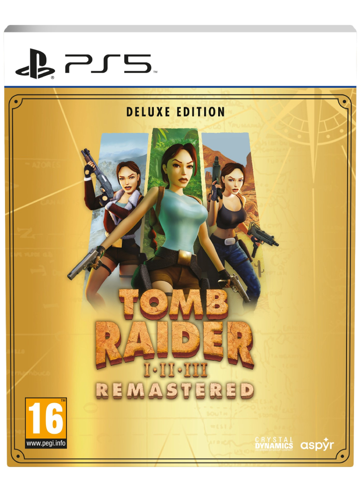 Tomb Raider I, II & III Remastered Deluxe Edition - Playstation 5