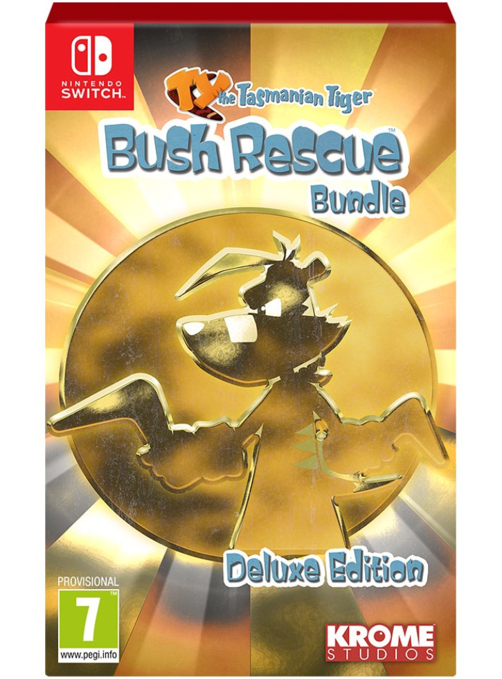Ty the Tasmanian Tiger HD Bush Rescue Bundle Deluxe Edition - Nintendo Switch