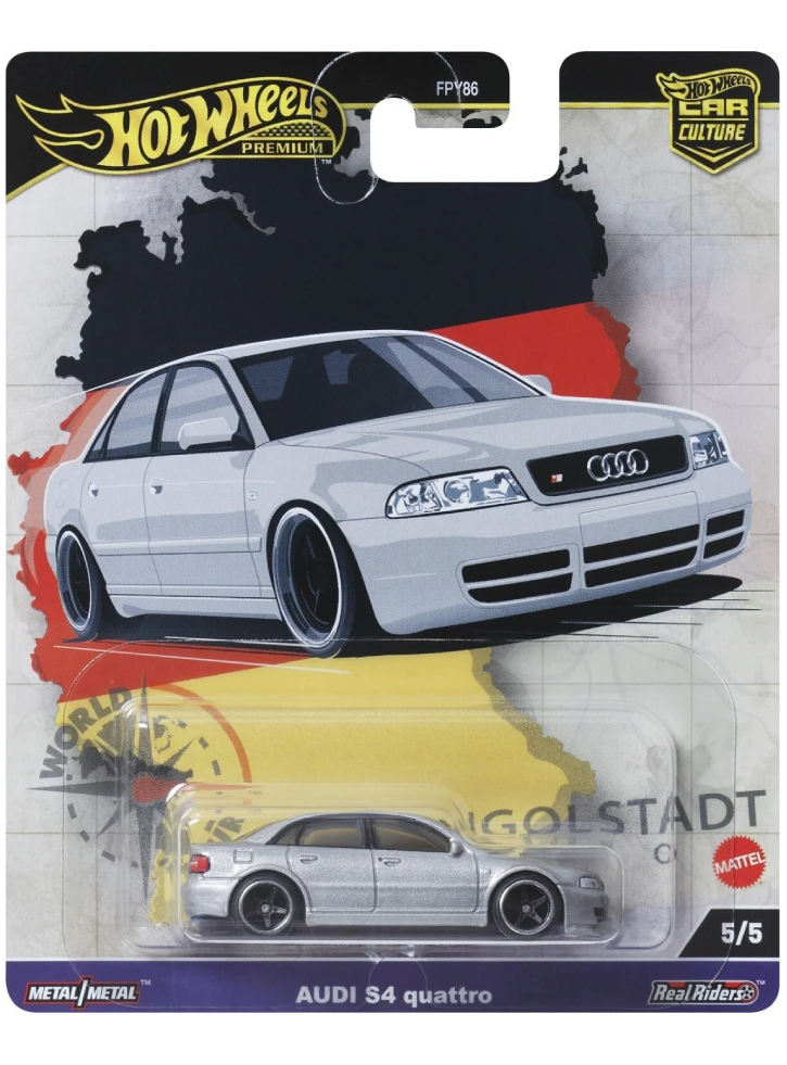 Hot Wheels Premium Car Culture Audi S4 Quattro Vehicle (HRV81)