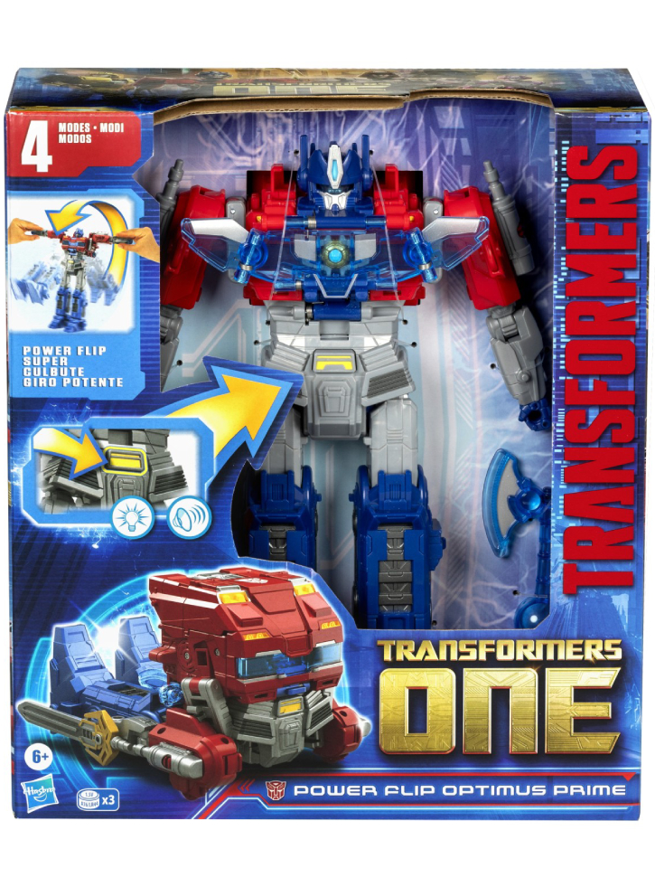 Transformers One Power Flip Optimus Prime Action (F9209)