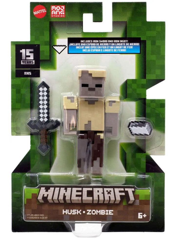 Minecraft 15th Anniversary Husk Action (HTL85)