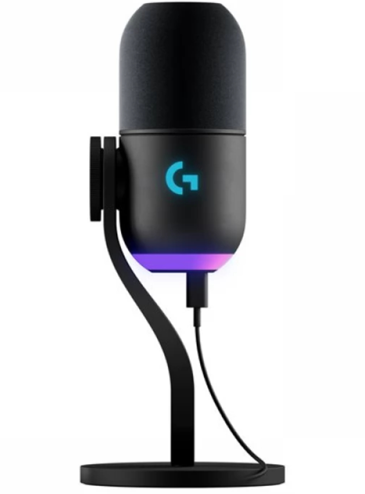Logitech Yeti GX Dynamic RGB Gaming Mic with LIGHTSYNC Black - PC