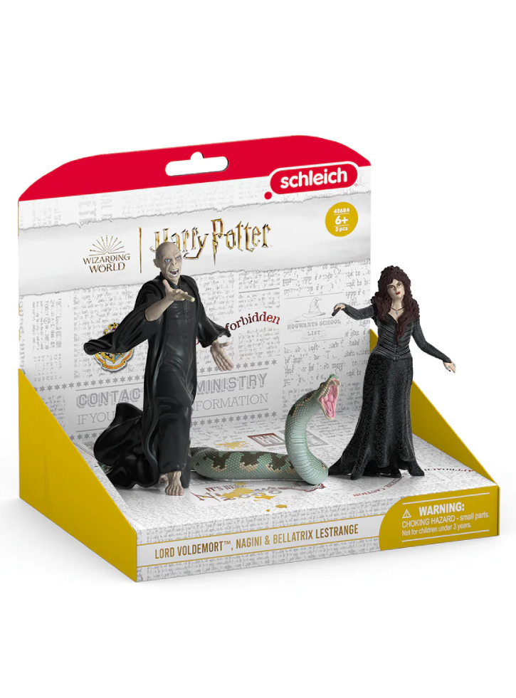 Schleich Harry Potter Voldemort,Nagini & Bellatrix Lestrange (42684)