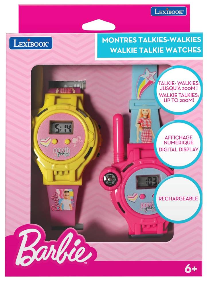 Lexibook 2-in-1 Barbie Walkie Talkie Watch (DMWTW1BB)