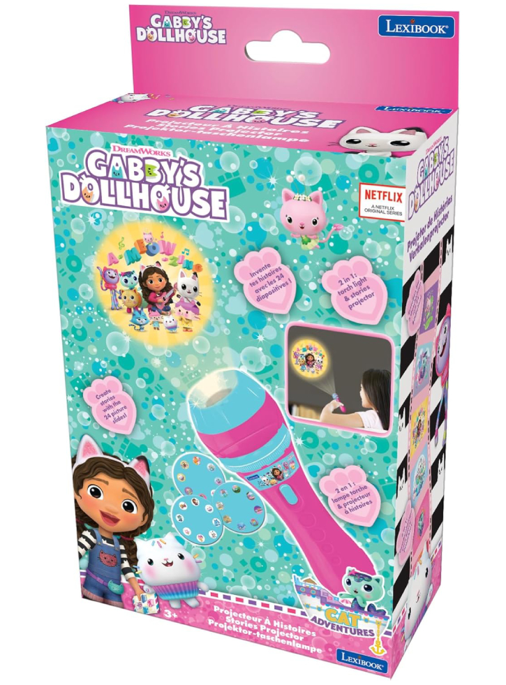 Lexibook Gabby's Dollhouse projector & Flashlight (LTC050GDH)