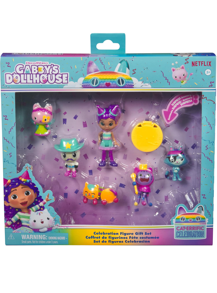 Gabby's Dollhouse Celebration 6 Figure Giftset (6069603)
